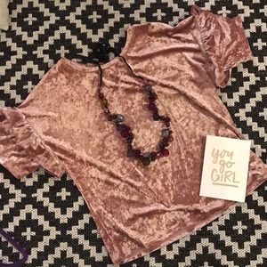 Velvet top